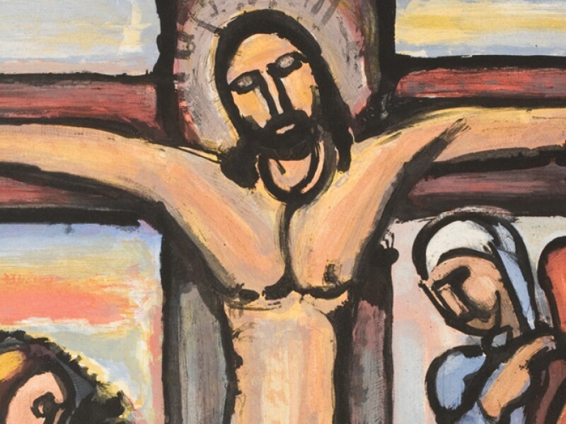 Georges Rouault's Le Christ en Croix