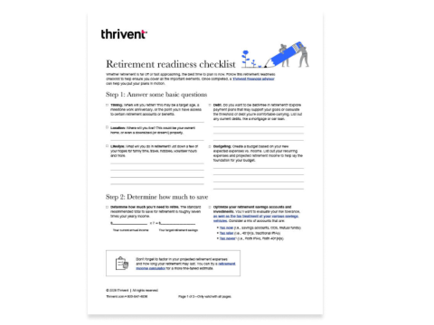 How to Prepare for Retirement: A Retirement Readiness Checklist | Thrivent