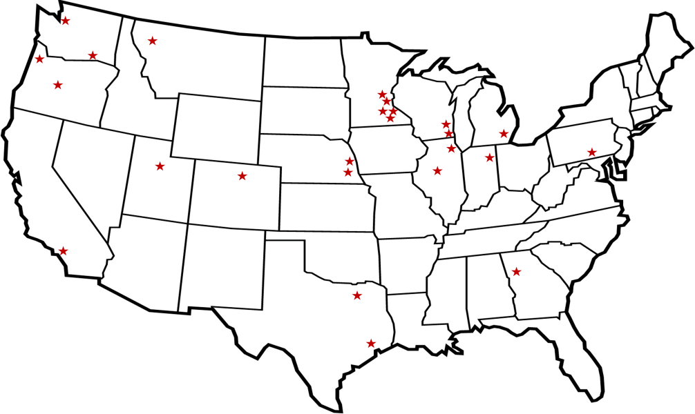 map of united states