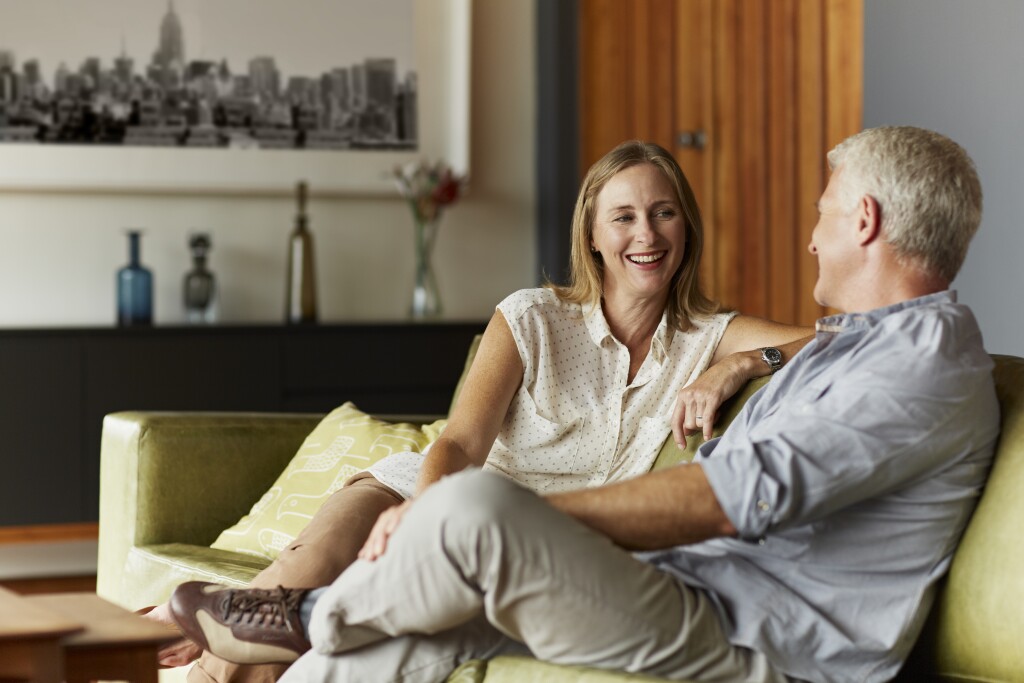 Couple on couch