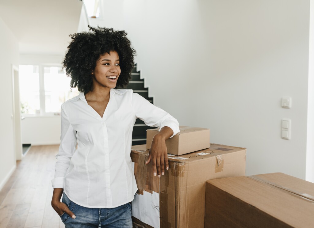 Woman moving