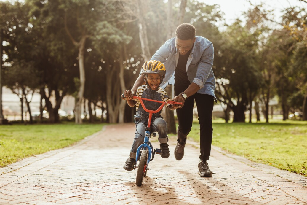 Learning how to ride a bike