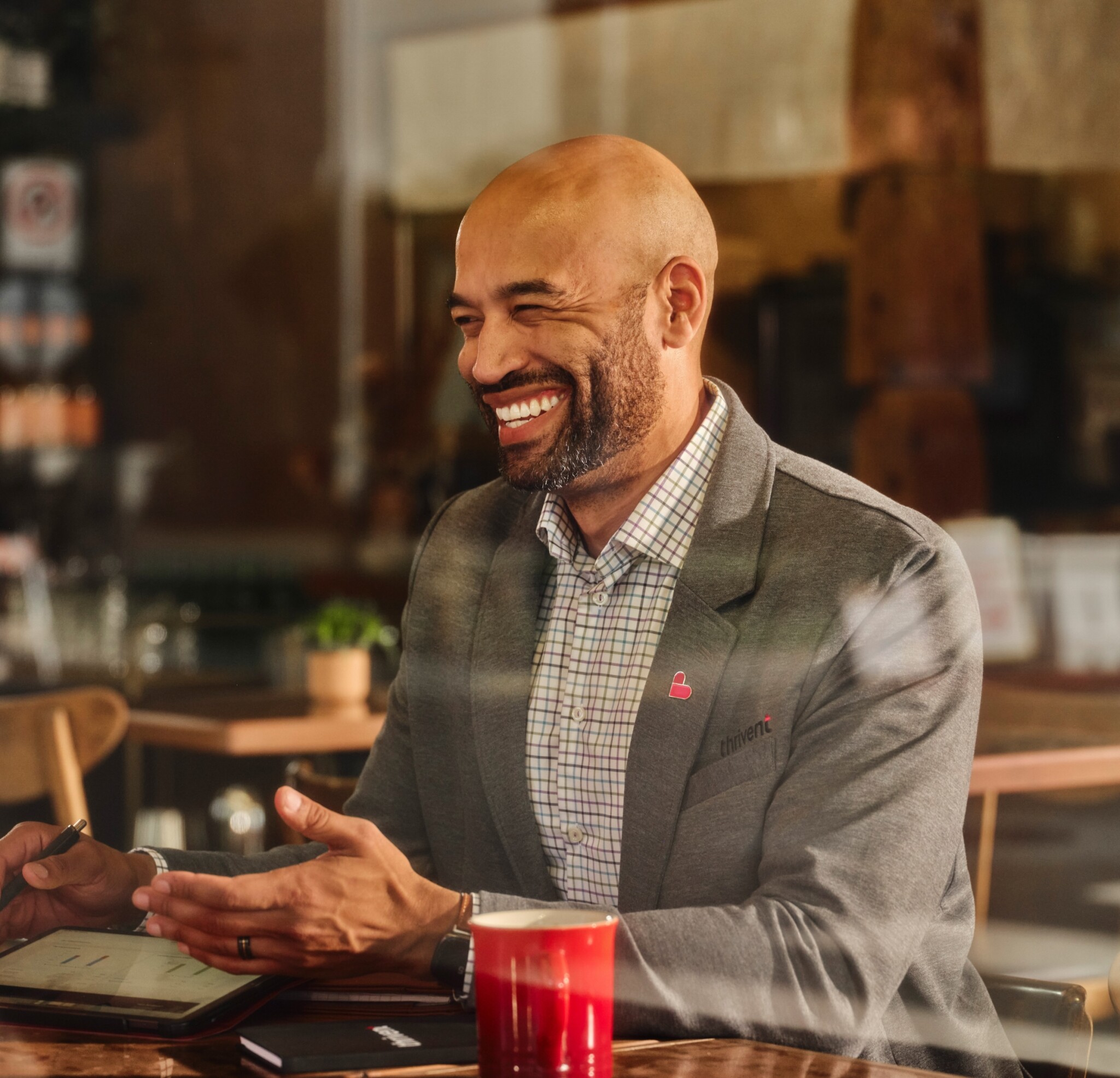 Why thrivent smiling advisor image